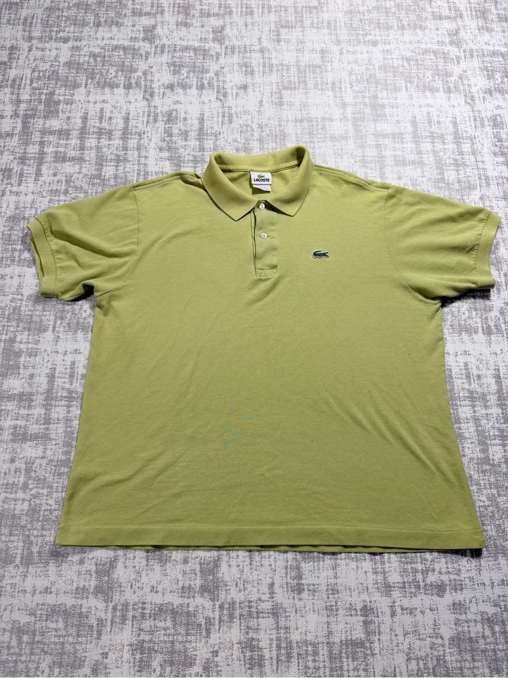 Lacoste Men’s Avocado Green Polo Shirt Size 6 26x23